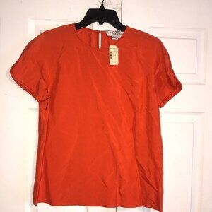 NWT Bill Blass Silk Top